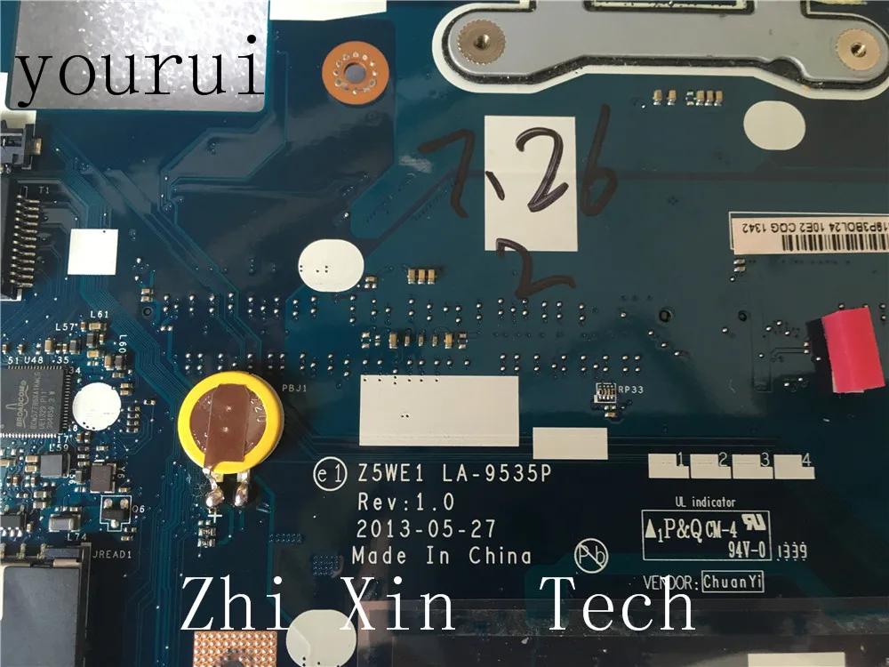Yourui Z5WE1 LA-95359 для Acer Aspire E1-530 E1-570 материнская плата ноутбука NBMEQ11001 NB. MEQ11.001 с