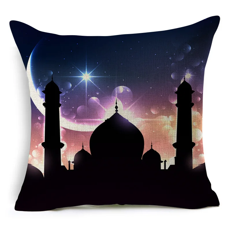 Рамадан Исламская ИД Мубарак для дома декоративная Подушка Чехол Декор Диван