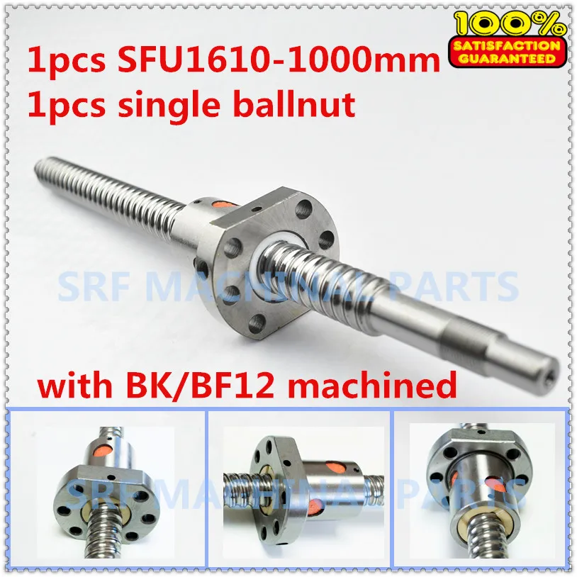 1 шт. свинцовый шариковый винт RM1610 1000 мм + шт.|for cnc|cnc lead screwcnc 16mm |