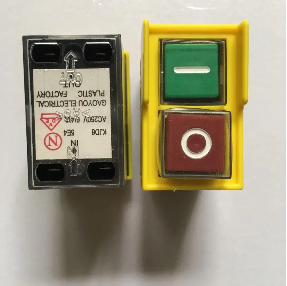 5 шт. магнитный переключатель KJD6 5E4 AC250V 6 (4) A электромагнитный