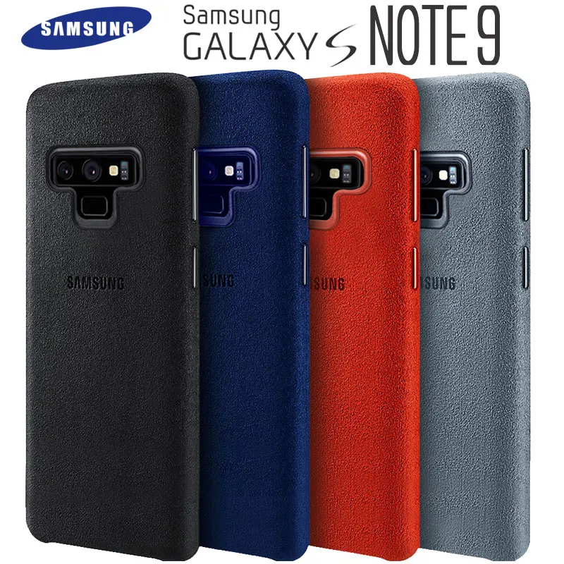 Чехол для Samsung Note 9 100% оригинальный защитный чехол из натуральной замши Galaxy