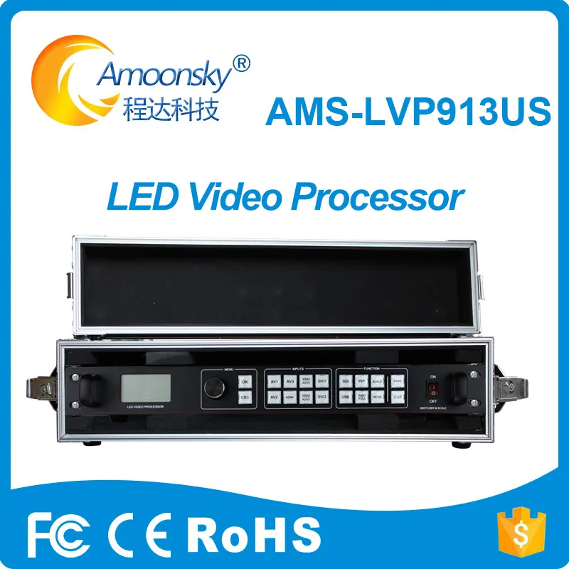 

RGB led внутренний цифровой signage pip видео процессор LVP913US установить в чехол полета Поддержка светодиод linsn studio ts802d для проката