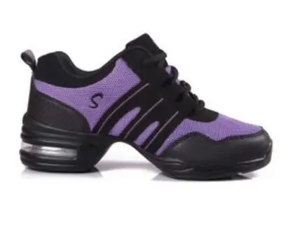 Женские кроссовки для фитнеса дышащие в стиле джаз и хип хоп сальсы танцевальная