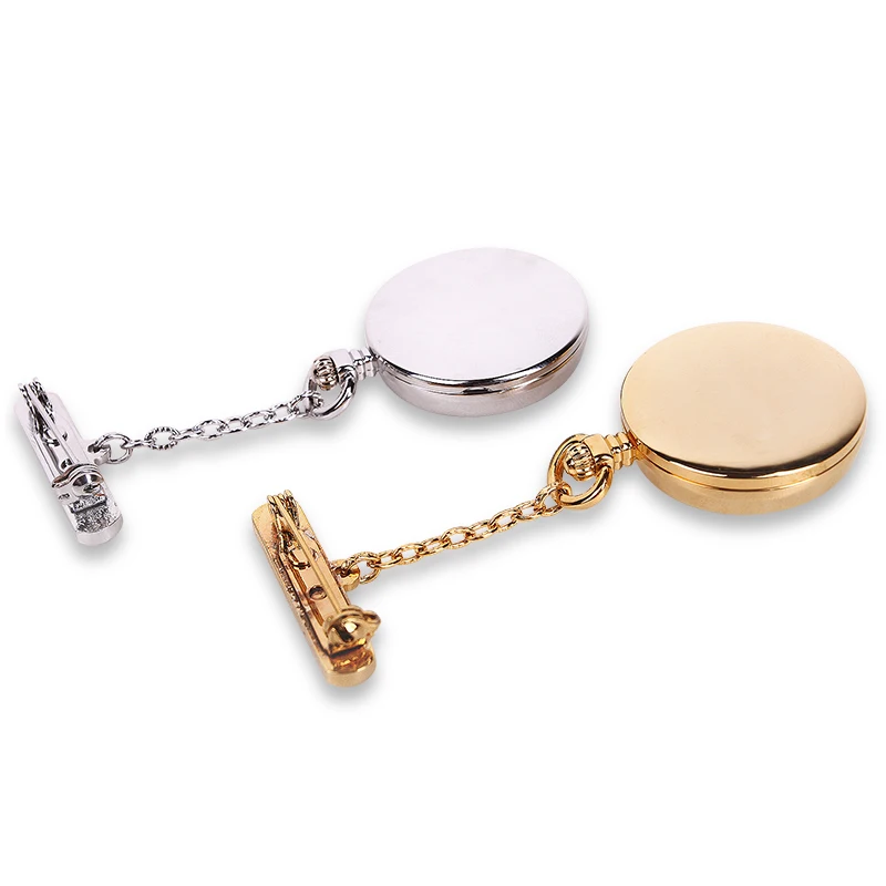 ALK Fob Nurse Pocket Watch Date Brand Quartz Watches Time Calendar Japenese Movement Clock Brooch Medical 2021 Rose Gold Silver