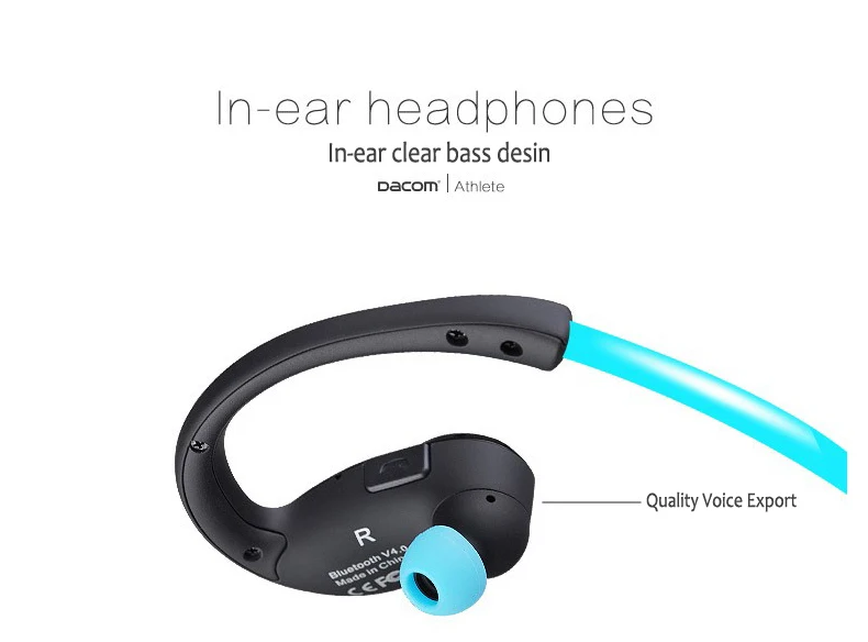 Dacom Athlete Bluetooth гарнитура G05 беспроводные наушники спортивные беговые стерео наушники с Bluetooth V4.1 микрофоном