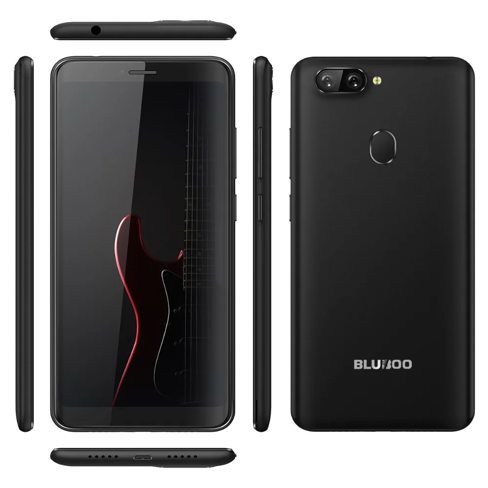 Bluboo D6 pro 4G LTE Android 8 1 5 дюймов MTK6739V четырехъядерный ГГц сканер отпечатка пальца 2 Гб