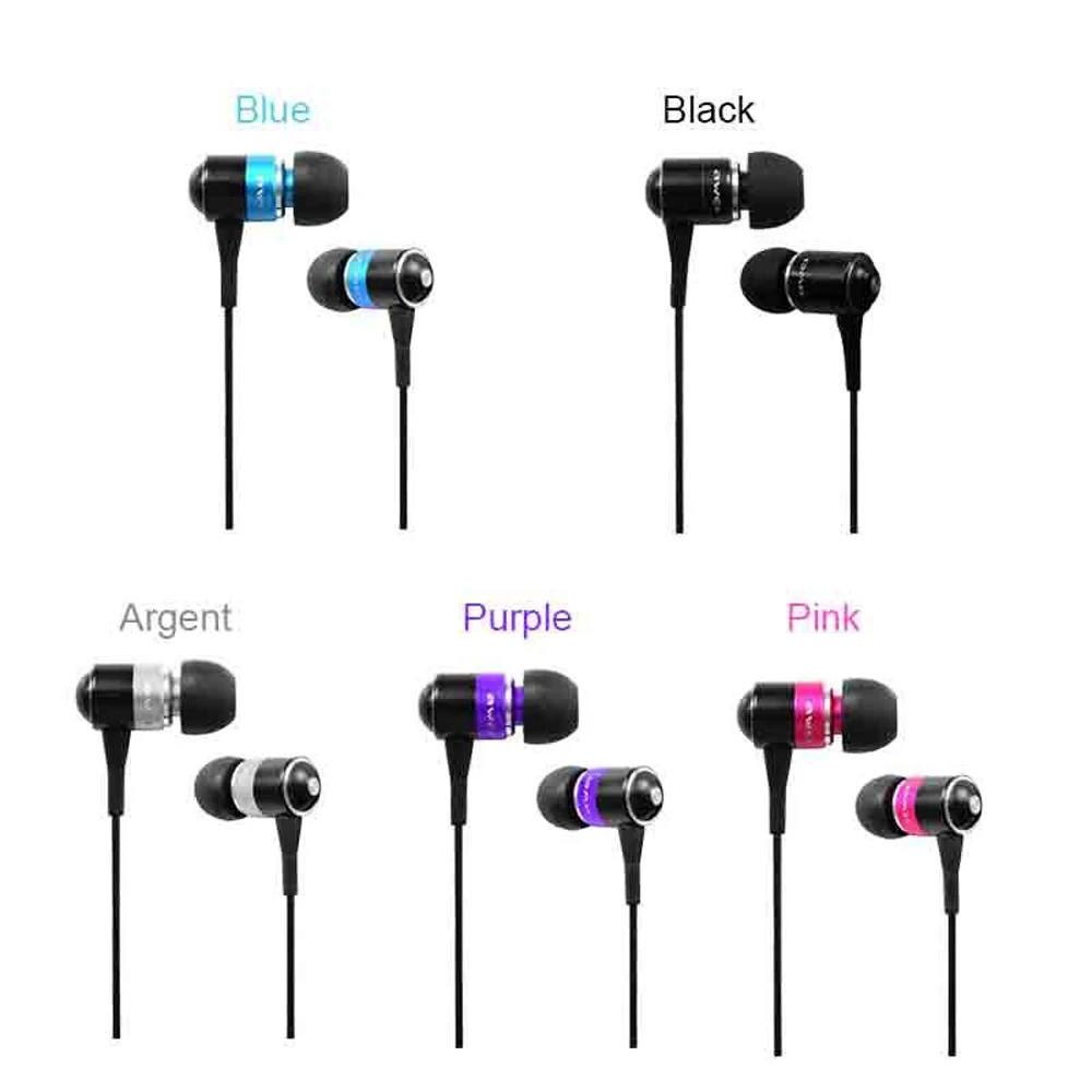 Наушники Awei наушники в ухо для вашего телефона iPhone Samsung плеера смартфона