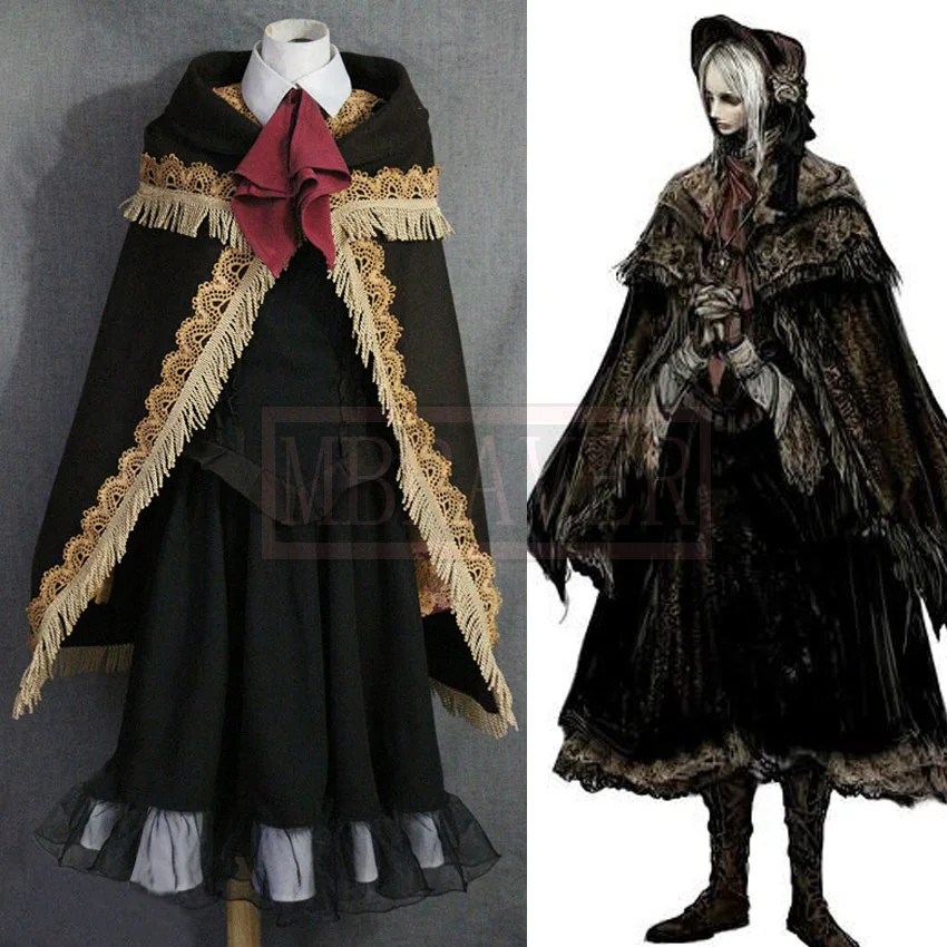 Bloodborne кукольный костюм для взрослых Для женщин Хэллоуин карнавал Игровой кровь