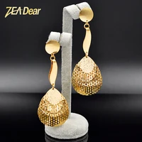 zea dear jewelry romantic jewelry heart earrings long drop dangle earrings for women girls for party wedding earrings findings