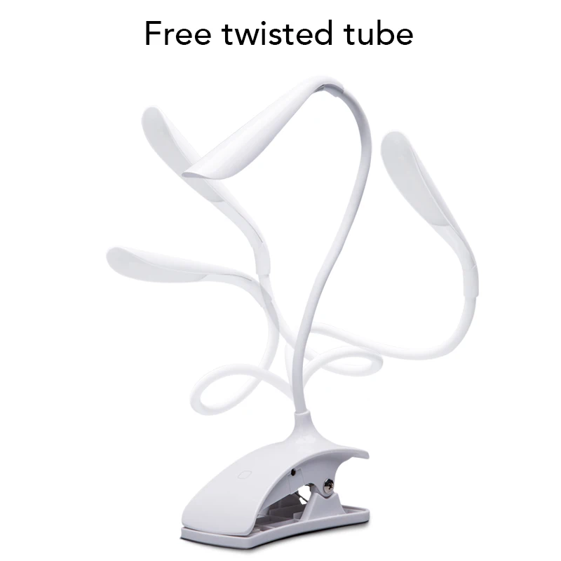 Модный Регулируемый USB Перезаряжаемый светодиодный Настольный светильник с