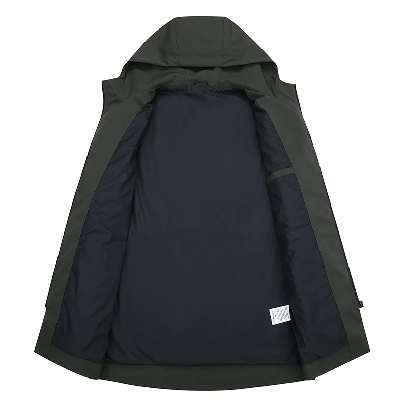 Plus 9X 8XL 6XL 5XL 4XL 2018 new trench coat men brand clothing Top Quality male long army green windbreaker jacket | Мужская одежда