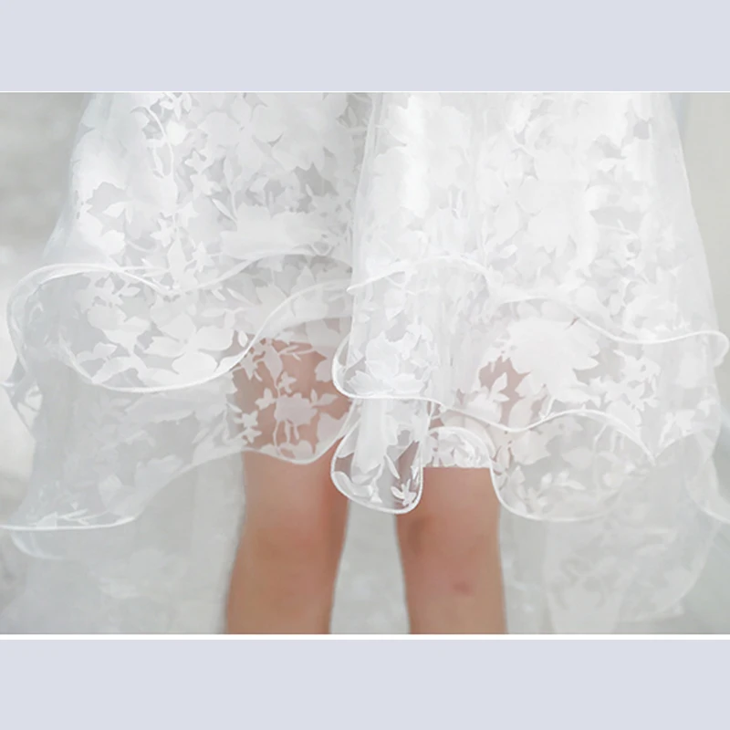 Женское пляжное платье WMSWJH из органзы с круглым вырезом и ласточкиным хвостом