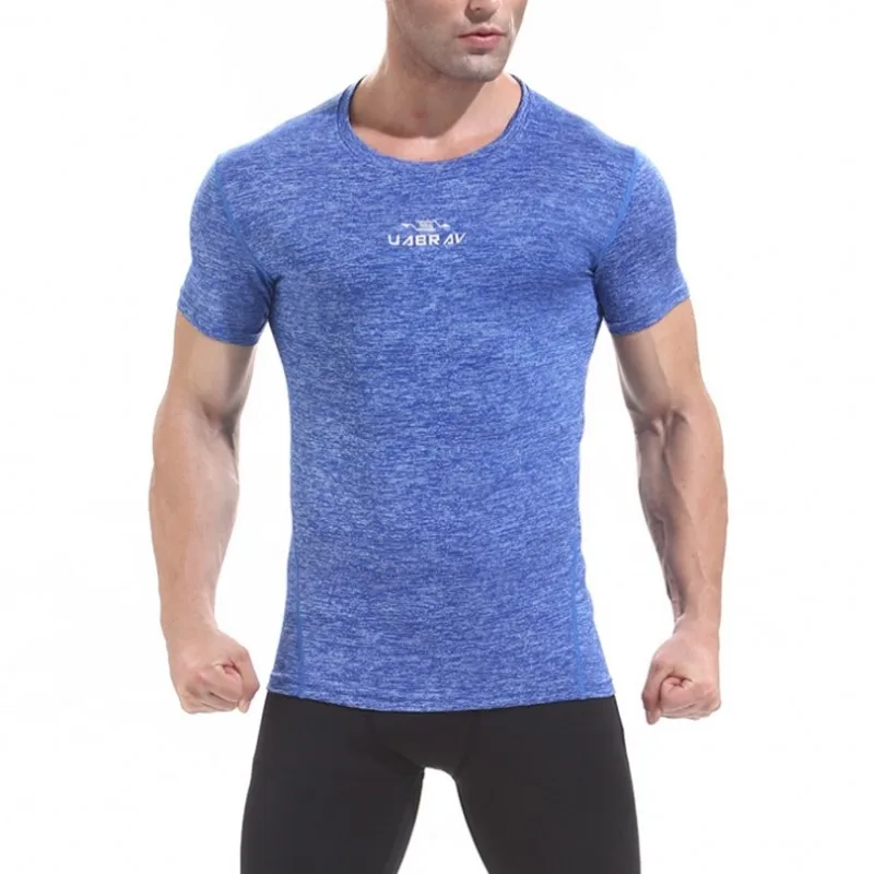 

Shirt Sport Breathable Sports Quick Drying Short Sleeve Men Tee Shirt Slim Tops Training Running Hiking T-Shirts