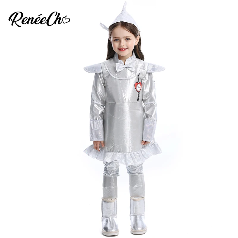 Детский костюм на Хэллоуин Reneecho для девочек Волшебник Оз жестяной мужской