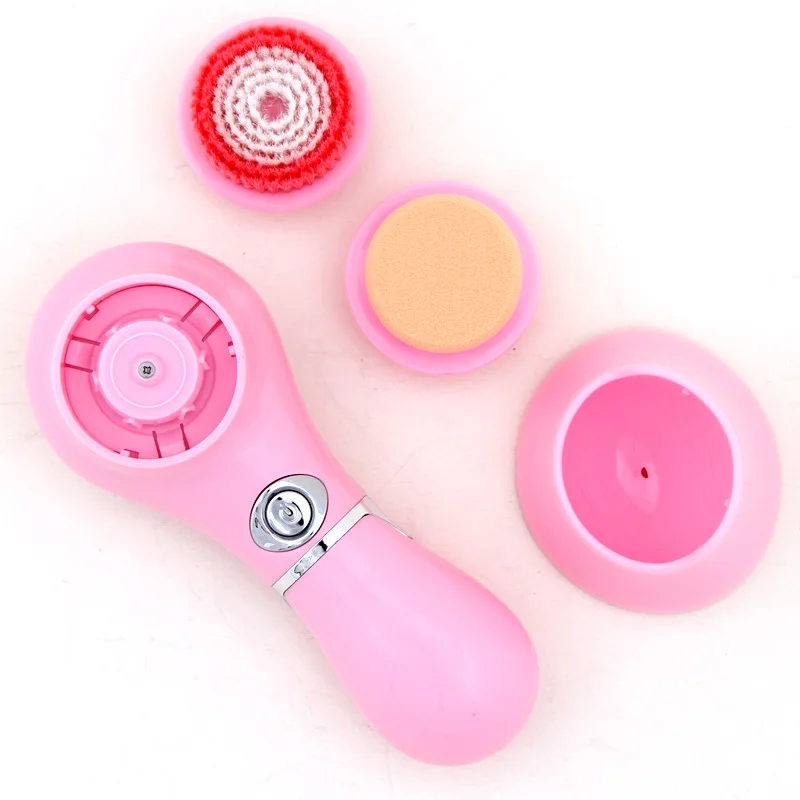 Горячая Распродажа 3 в 1 USB Перезаряжаемый электрический набор для очистки лица