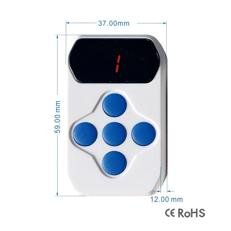 4 blue buttons Smart Gate opener Transmitter for Remote Wireless control | Обустройство дома