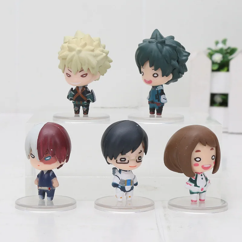 Новинка 3 см My Hero Academia boku Midoriya deku Shoto bakugou Toga фигурка из ПВХ игрушки|Игровые фигурки