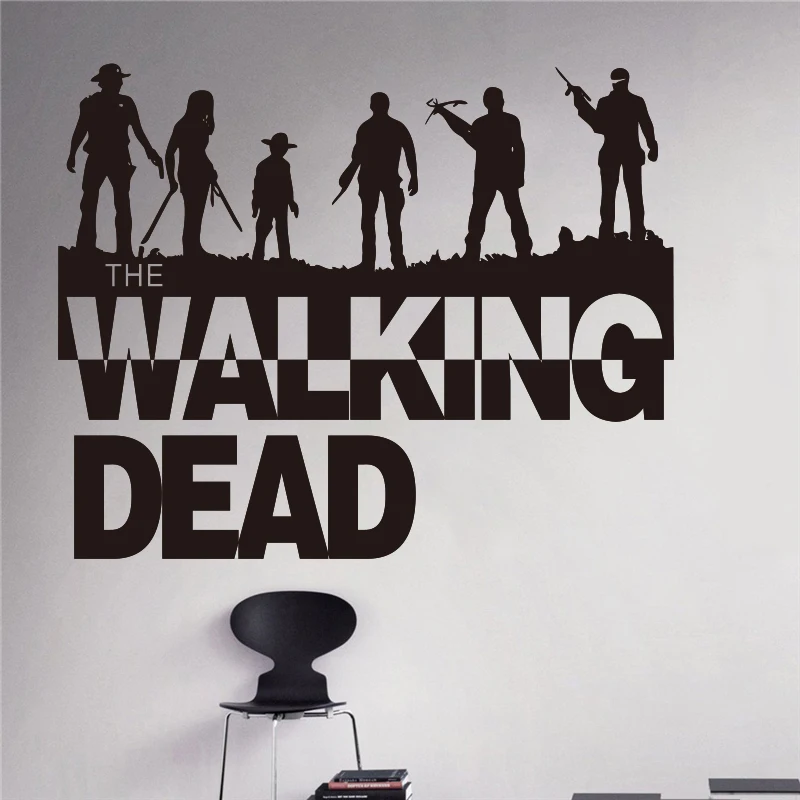 2018 Rushed Неймар Наклейка на стену Стикеры винил с изображениями из сериала Ходячие