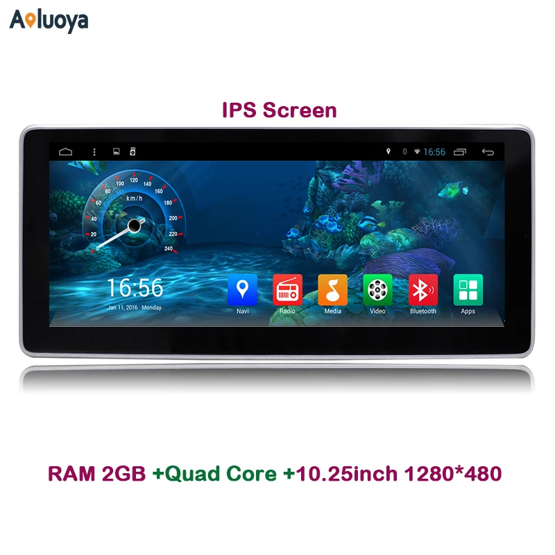 Aoluoya 10 25 &quotips 2 ГБ Оперативная память Android 7 1 автомобиль DVD gps для Mercedes Benz GLK X204 2008 2009