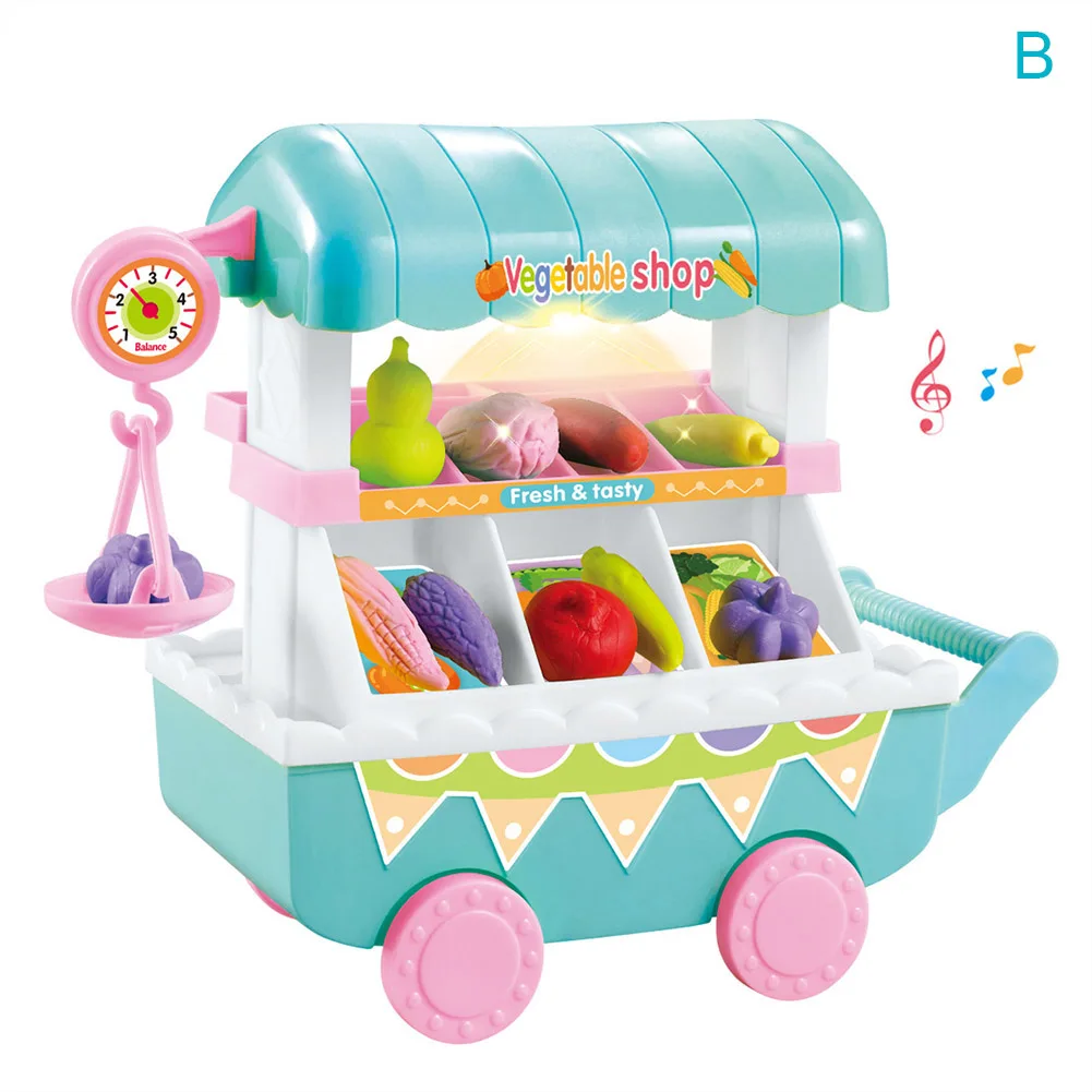 1 комплект детские игрушки ролевые игры овощи фрукты корзина мини подарки с
