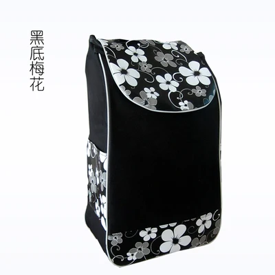 

Shopping cart to buy food cart bag large waterproof thickened waterproof bag double trolley trolley bag, Oxford bag