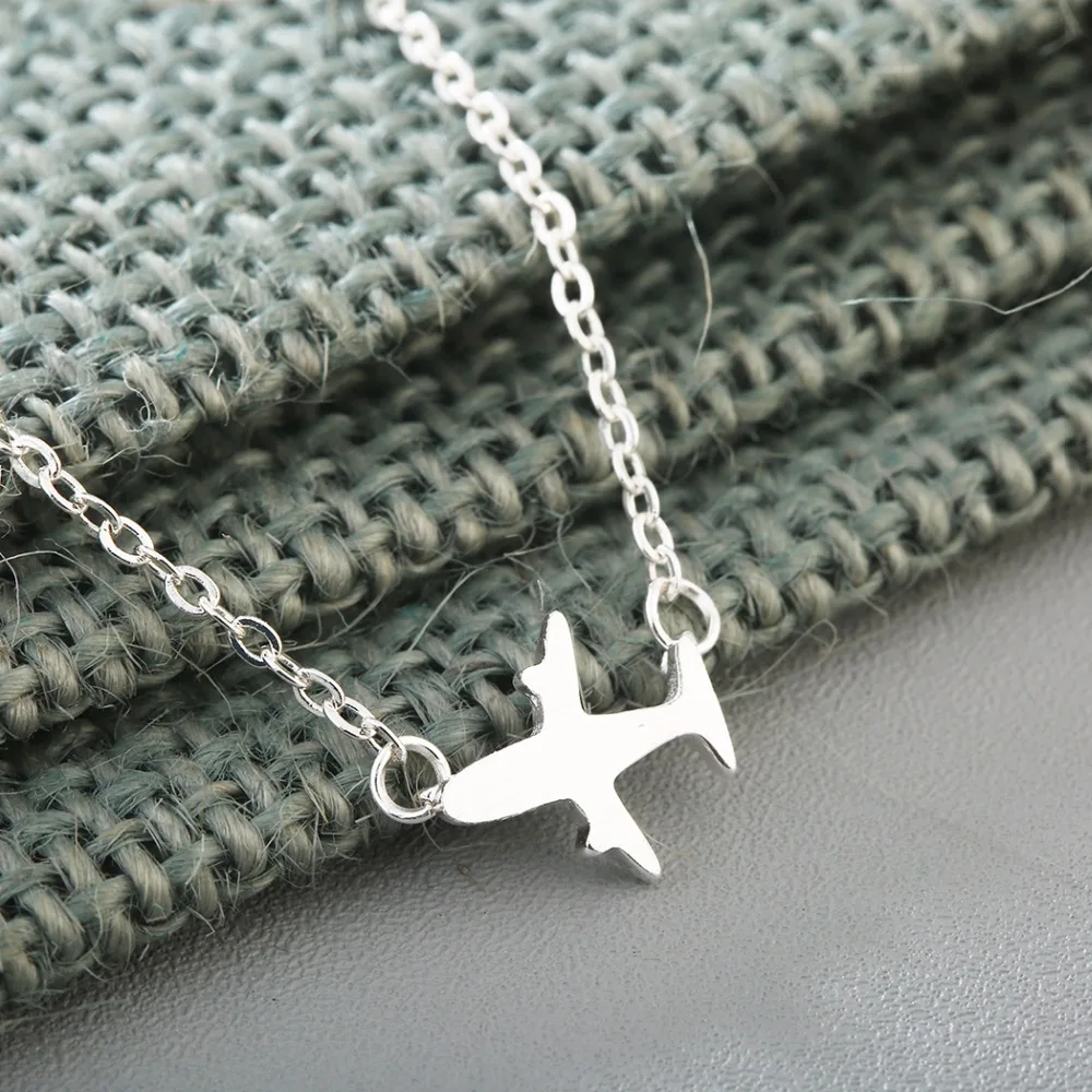 Модный браслет-цепочка QIAMNI с самолетом для влюбленных рождественский подарок