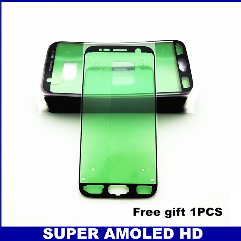 Лучшее качество супер AMOLED lcd для samsung GALAXY S7 G930 G930F lcd дисплей кодирующий преобразователь сенсорного экрана в сборе с бесплатной наклейкой