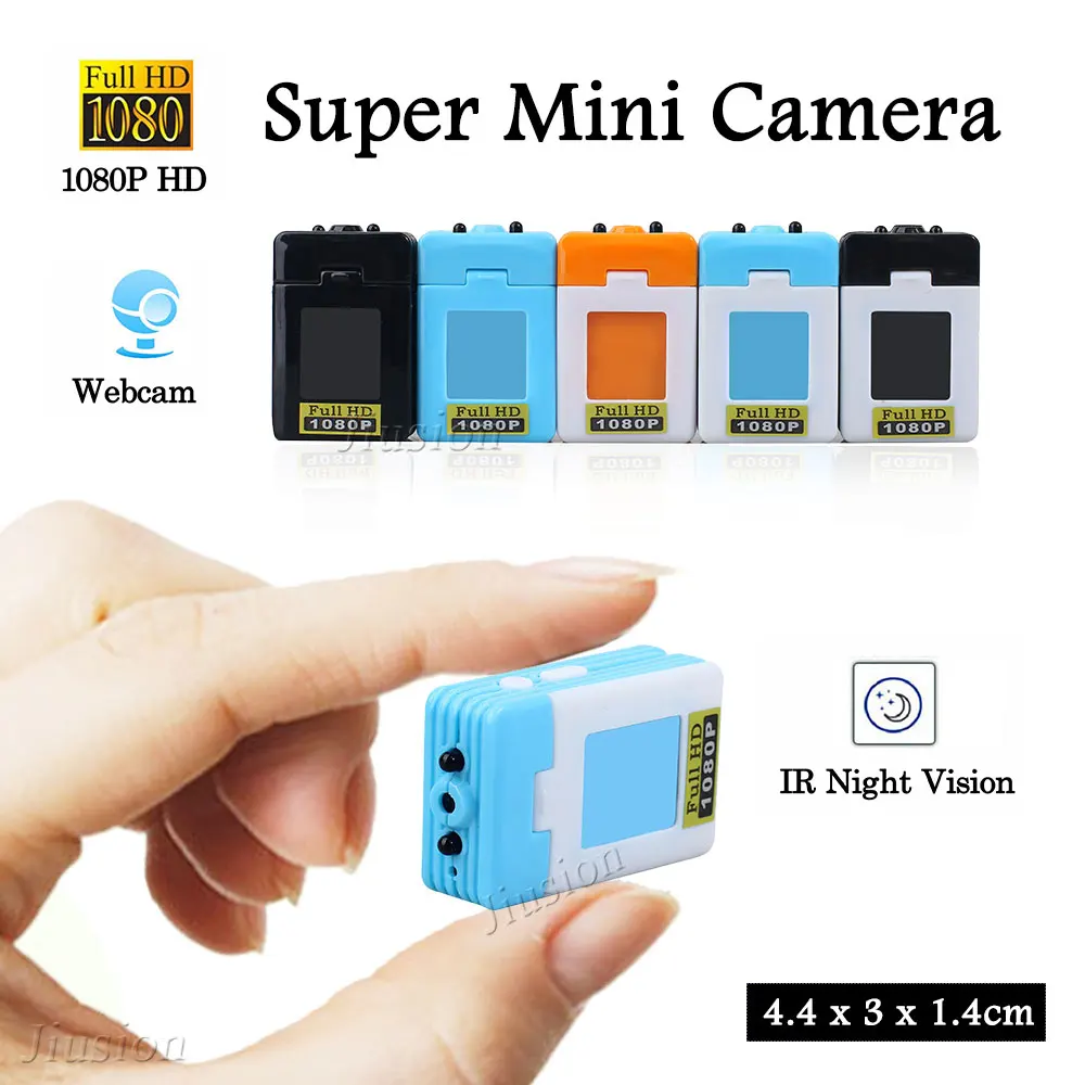 Карманная мини камера 1080P HD портативная веб Micro Cam ночное видение Обнаружение
