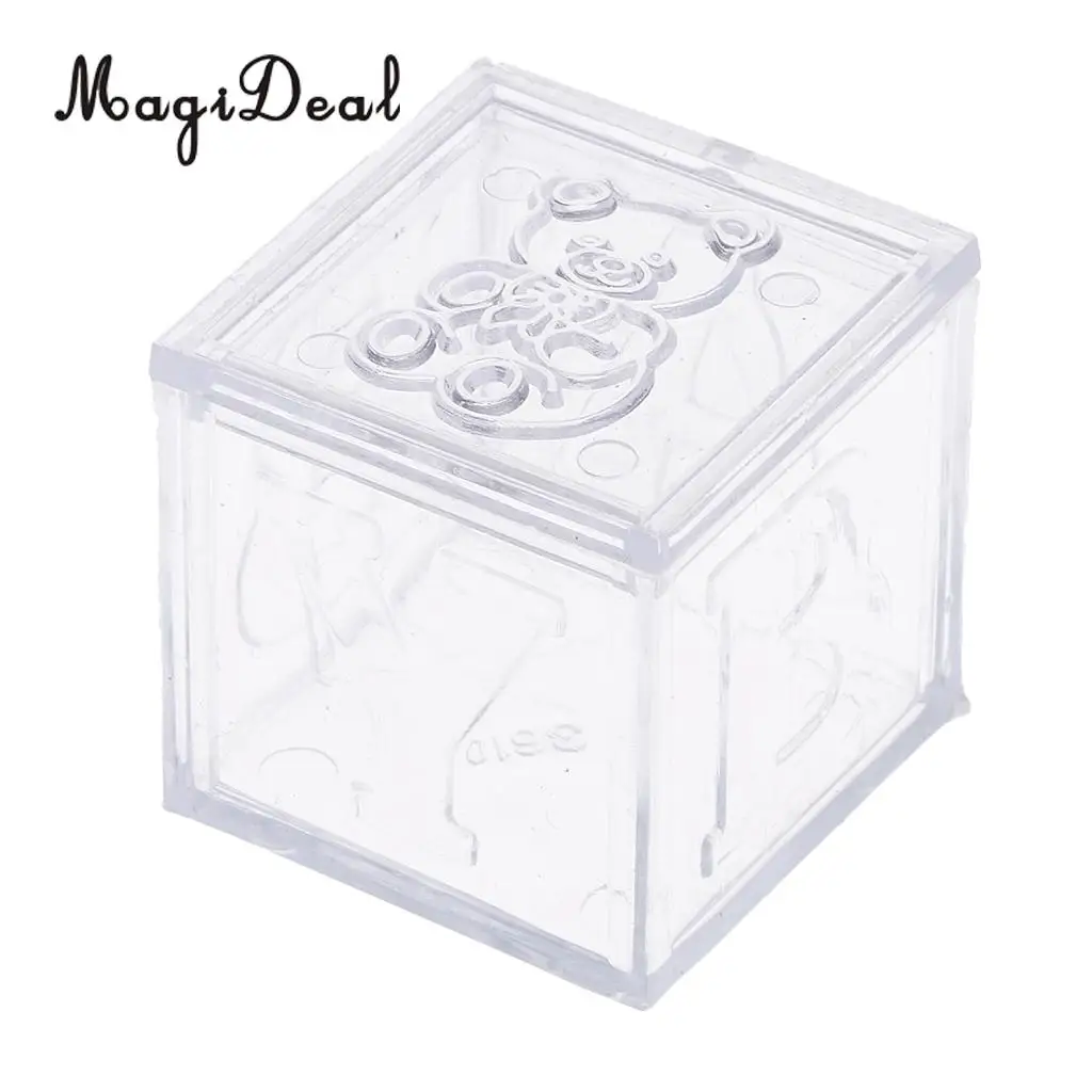 MagiDeal строительные блоки коробка конфет Свадебный Baby Shower вечерние интересный