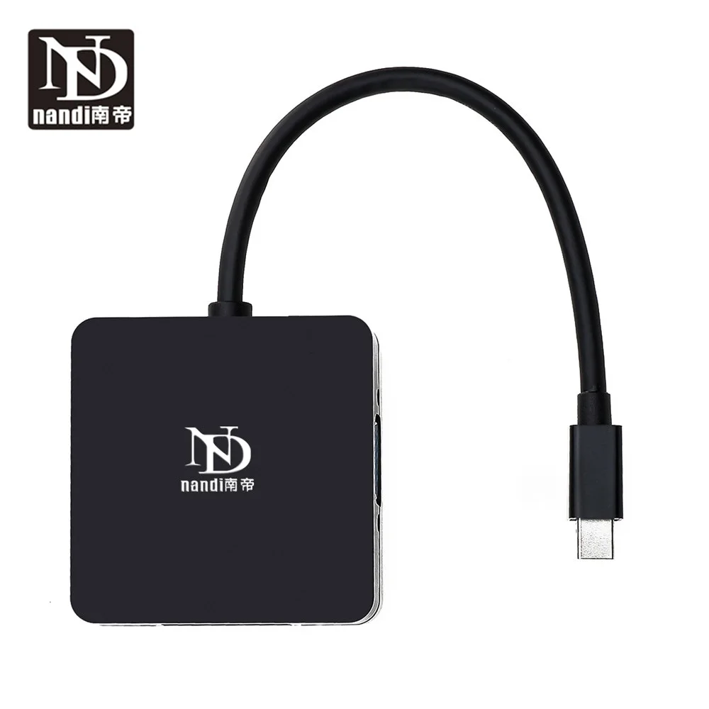 Адаптер thunderbolt 2 hub mini display Port to hdmi DVI VGA многопортовый HDTV конвертер для MacBook pro Mac book air