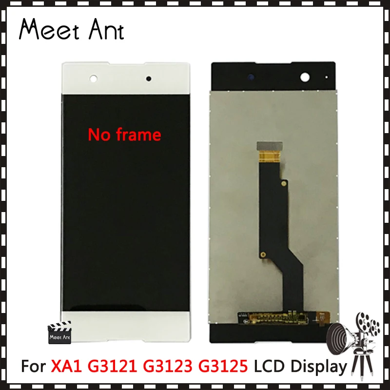 DHL 10 шт. Высокое качество для Sony Xperia XA1 G3112 G3116 G3121 G3123 G3125 ЖК-экран с кодирующий