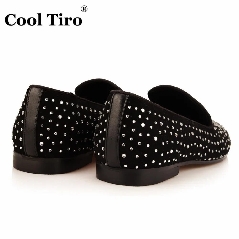 COOL TIRO/Новинка модные черные замшевые мужские туфли на плоской подошве со