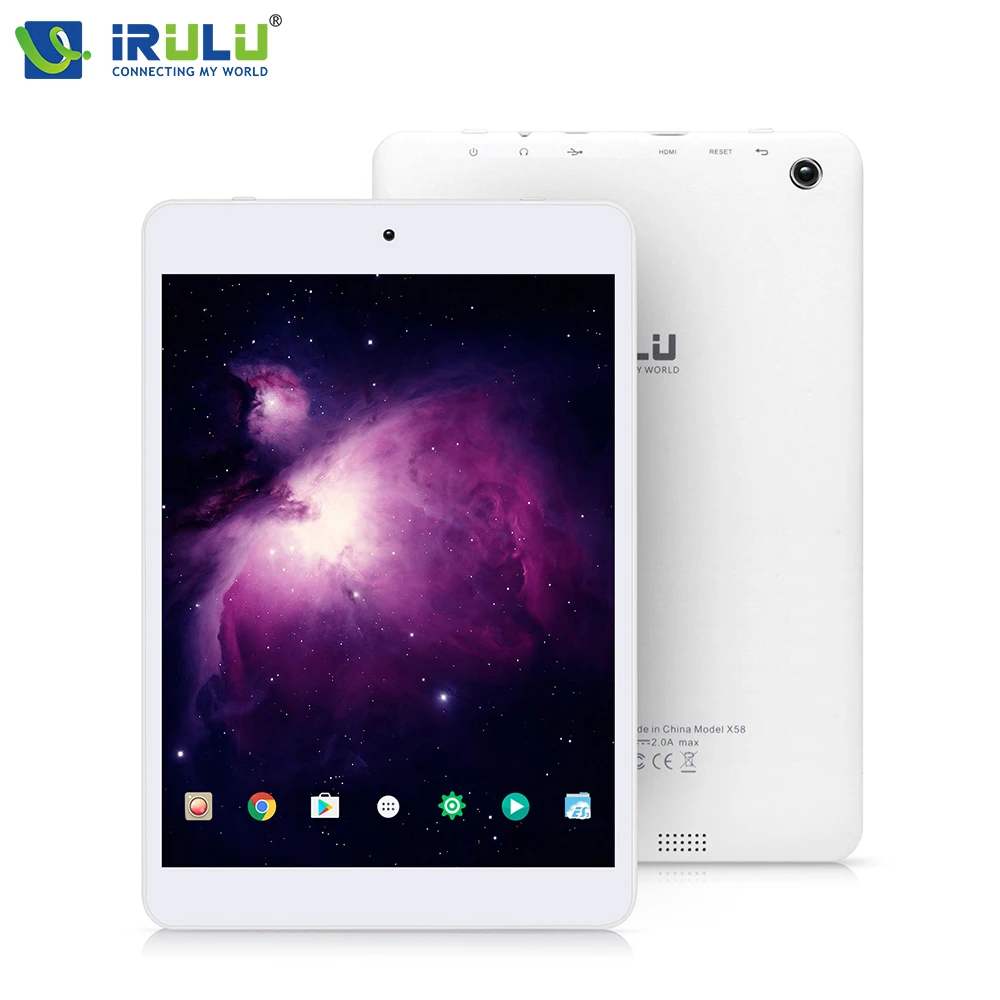 Оригинальный iRULU eXpro 58 S Tablet 7 85 &quotips HD Дисплей Android 0 Доль Cam 64 бита 4 ядра 1 ГБ /16 4200 мАч