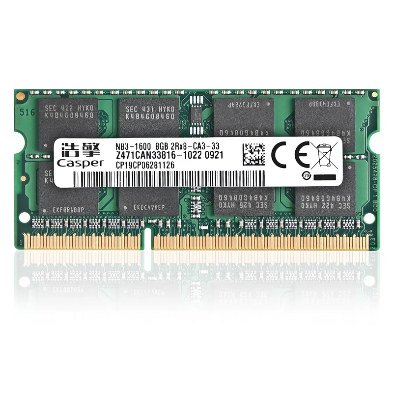 Casper DDR3 высокоскоростной Sodimm 4 GB 8 GB 1333 MHz 1600 MHz ноутбук оперативная память модуль палка пожизненная Гарантия