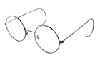 Agstum 49 мм антикварные винтажные круглые очки с проволочной оправой очки Оптические Rx