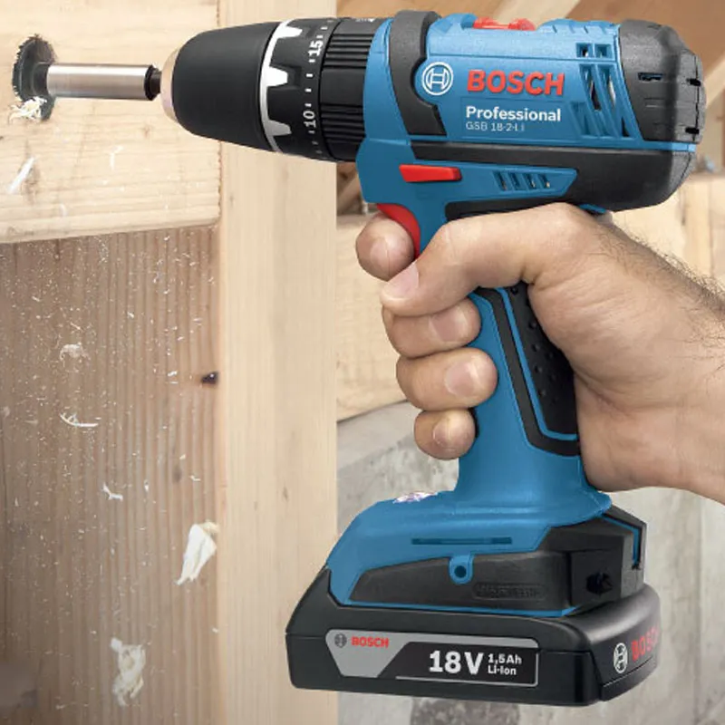 Bosch GSB18-2-LI аккумуляторная ударная дрель электрическая отвертка Электроинструмент литиевая батарея отвертка сверло для стен