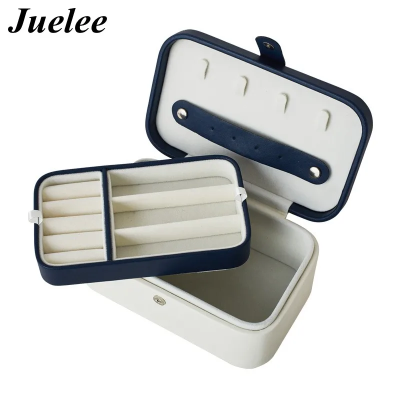 Шкатулка для ювелирных изделий из искусственной кожи многослойная|jewelry box|leather