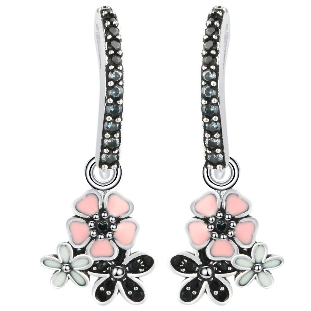 Европейские оригинальные серьги-гвоздики серебряного цвета для женщин Серьги