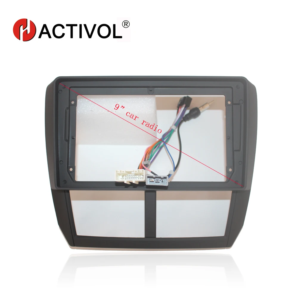 HACTIVOL 2Din автомобильный радиоприемник Лицевая панель рамка для Subaru Forester Impreza 2008-2012 автомобильный DVD gps Navi Панель приборная панель комплект Автомобильный продукт