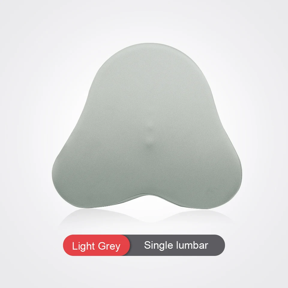 Light Gray Lumbar LOEN U форма пены памяти подушка для автомобильных путешествий подушки для шеи, чтобы облегчить усталость авто подголовник поясничного Поддержка автомобиля офис - Цвет: Light Gray Lumbar