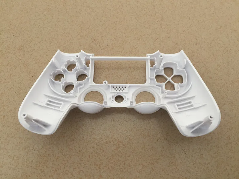 PS4 белый гладкий полный набор корпус Оболочка Чехол Замена мод комплект для sony Playstation 4 Dualshock 4 беспроводной V1 контроллер геймпад