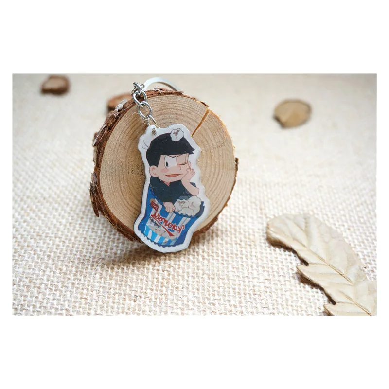 6 шт./компл. аниме брелок Osomatsu san Мацуно Осомацу Kid Osomat закуски Llavero брелки в подарок
