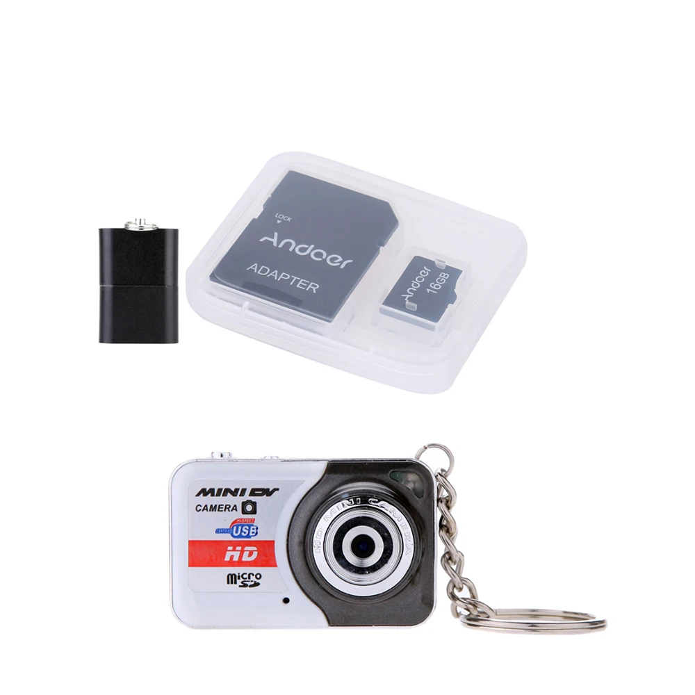 Портативная цифровая камера Ultra Mini HD High Denifition DV + 16 Гб/32 Гб класс 10 карта памяти TF