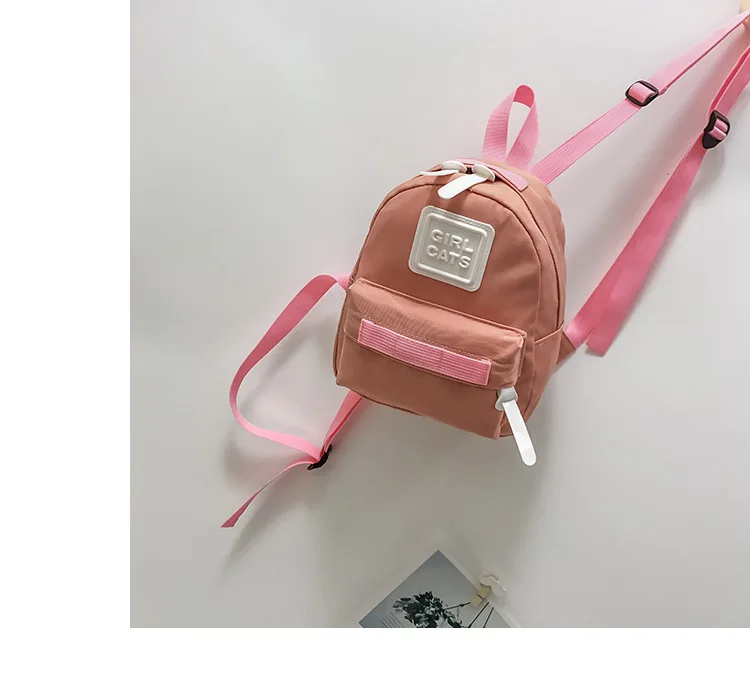 Два размера, милый холщовый рюкзак, сумка Harajuku, школьная сумка, маленький рюкзак, свежая мини-сумка на плечо, женский рюкзак для путешествий для подростка