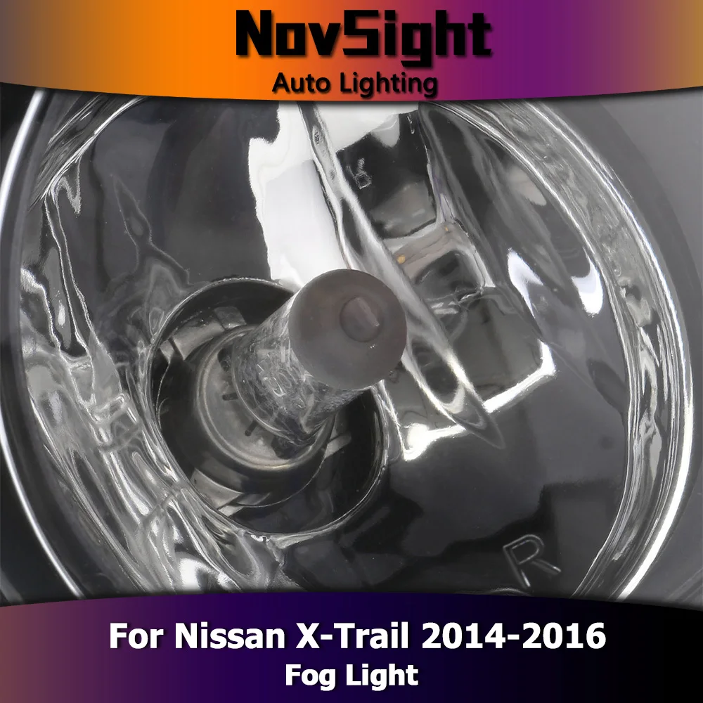 NOVSIGHT пара автомобильных противотуманных фар галогенные лампы для Nissan X Trail 2014