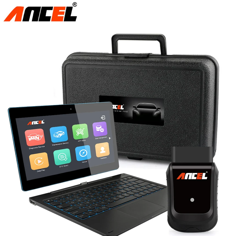 Ancel X5 Pro планшет автомобильный диагностический инструмент OBD2 сканер автомобильный Профессиональный ODB планшет сканирующий инструмент с клавиатурой на арабском полисе