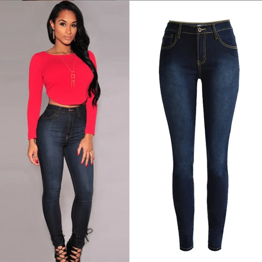 2018 Женская одежда с высокой талией обтягивающие эластичные из чистого хлопка