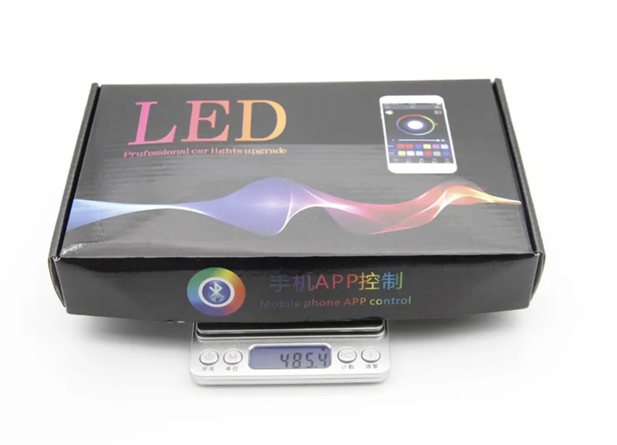 RGB лампы для салона автомобиля с пультом дистанционного управления 6 метров|controller