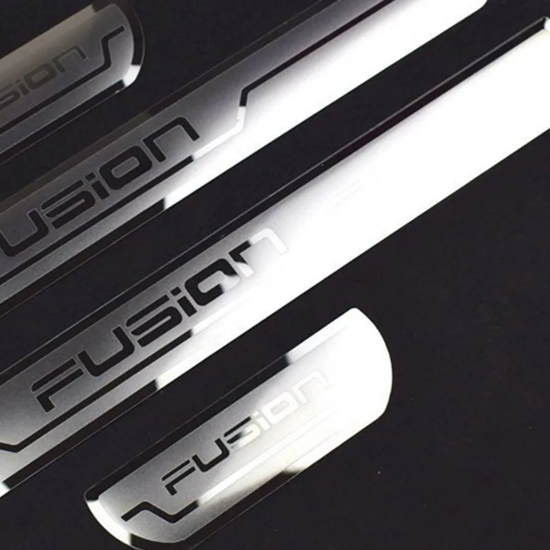 Новинка автомобильные дверные пороги FUSION накладка из нержавеющей стали защитные