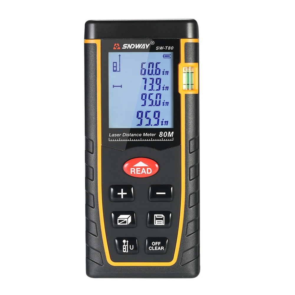 Портативный лазерный дальномер с ЖК дисплеем 100/80/60/40 м|distance meter range|digital laser distance